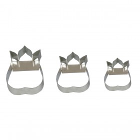 Комплект метални кутери бенисон "Лале" - 3 елемента